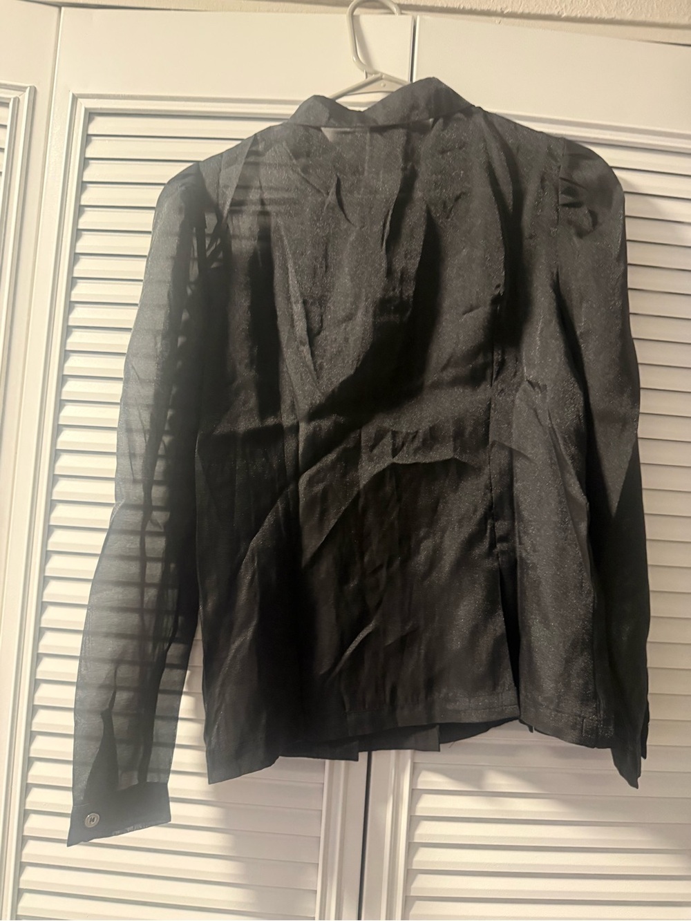 Black Women's Blazer Jacket - Classic Tailored Style